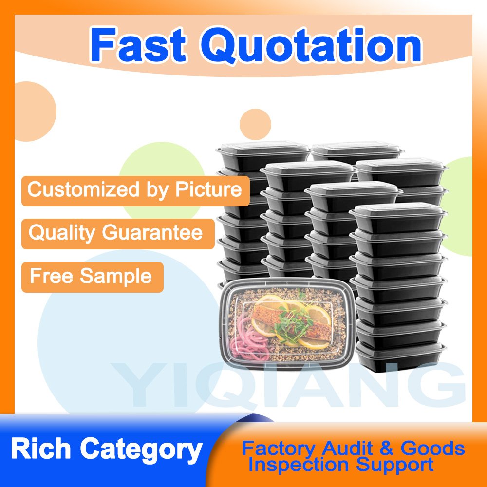 Yiqiang OEM/ODM embases de plastico 28oz China Wholesale Bpa Free Bento Lunch Box, Plastics PP Food Containers Box