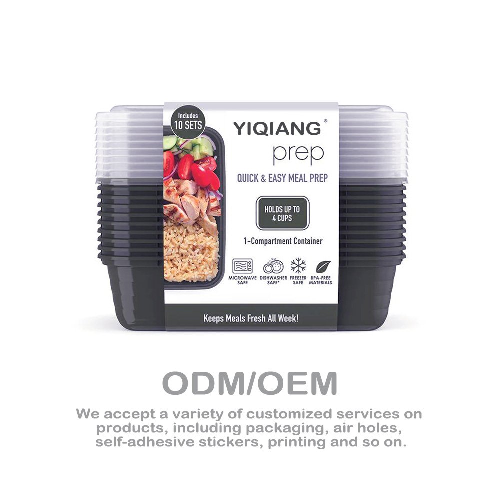 Yiqiang OEM/ODM embases de plastico 28oz China Wholesale Bpa Free Bento Lunch Box, Plastics PP Food Containers Box