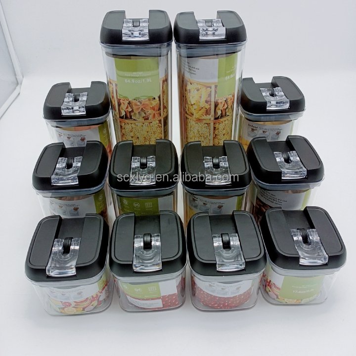 High quality dry food storage containers with airtight lids