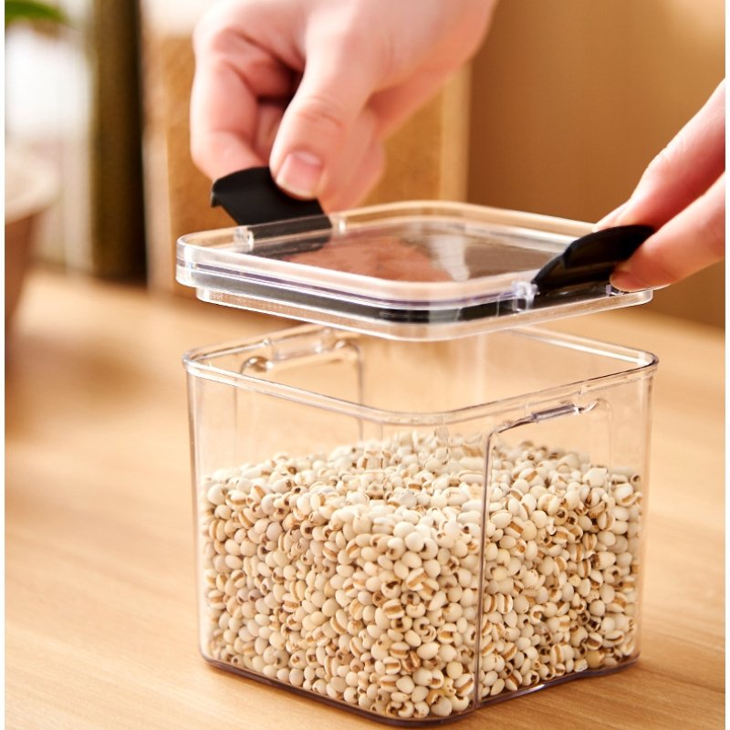 Hot Selling organizer storage box for Fridge Kitchen Cheap China Wholesale Airtight Food Plastic Storage Jar