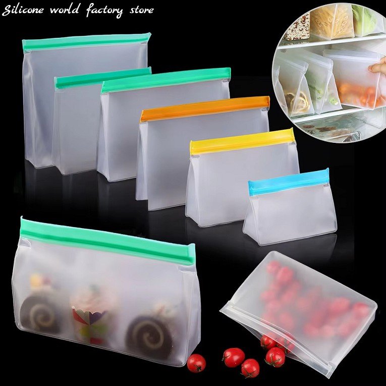 medium size PEVA food storage bag for travel
