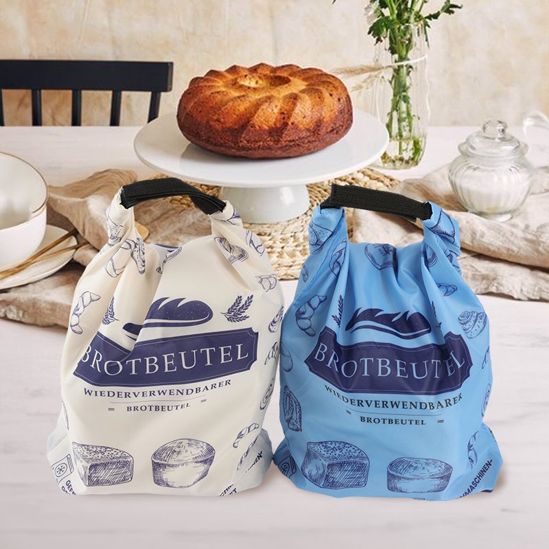 Wholesale 2 Pack Fresh Keeping Extra Large Bread Bags Reusable Food Safe Bread Dough Bag Freezer Bread Storage Bag