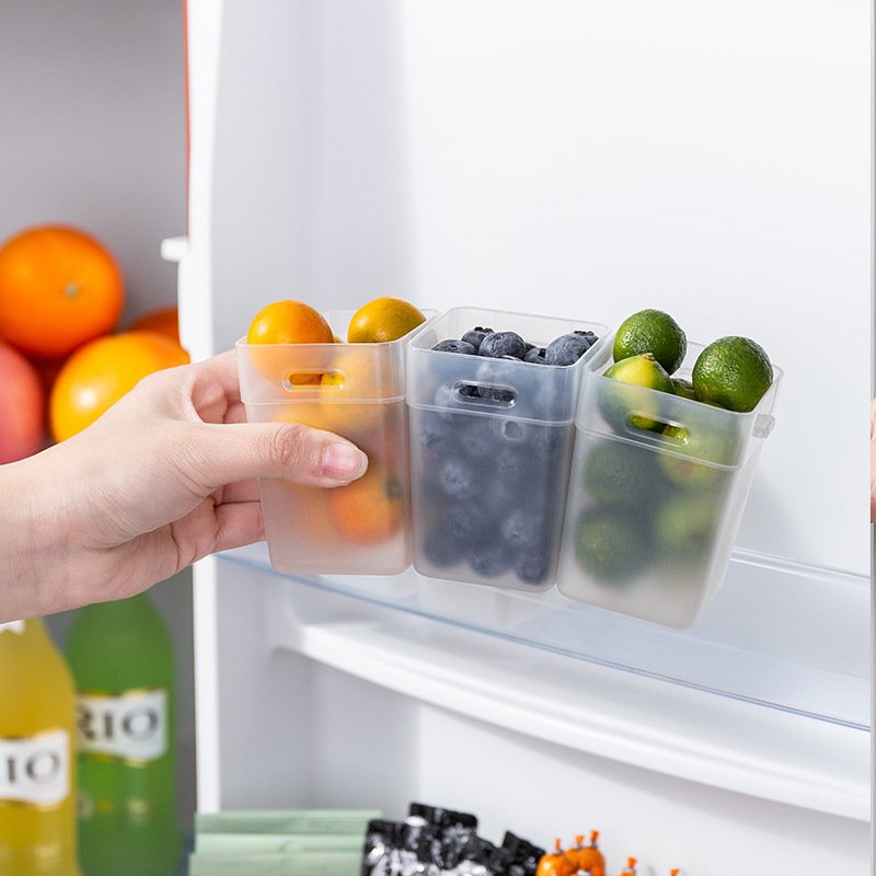 Kitchen Storage PP Food Storage & Container Refrigerator Side Organizer Dividing Storage Box 119443