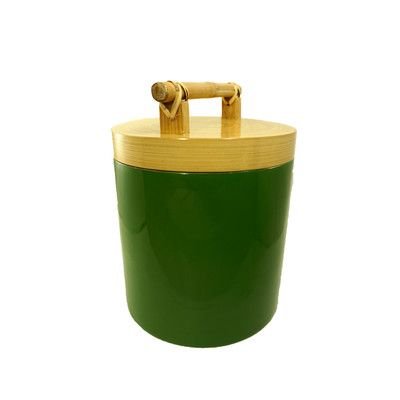 High quality eco friendly round bamboo spun canister lunch box best selling kitchen wares wholesale made in Viet Nam