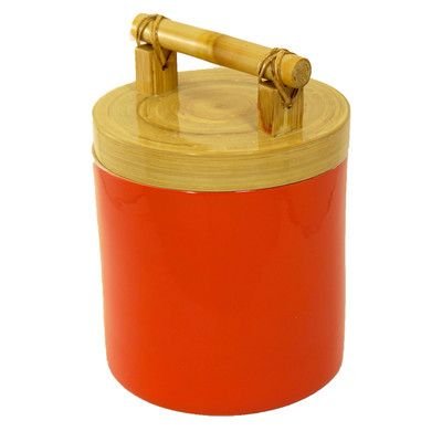 High quality eco friendly round bamboo spun canister lunch box best selling kitchen wares wholesale made in Viet Nam
