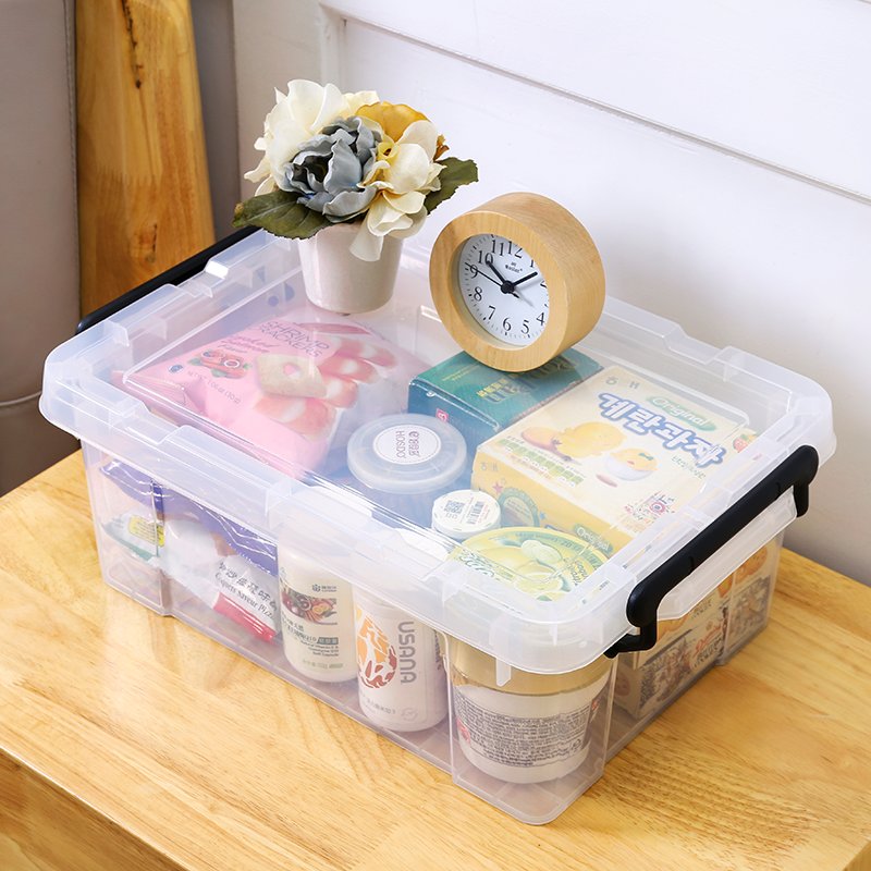 Cheap wholesale kitchen home pp case tub bins large storage containers plastic box with lid