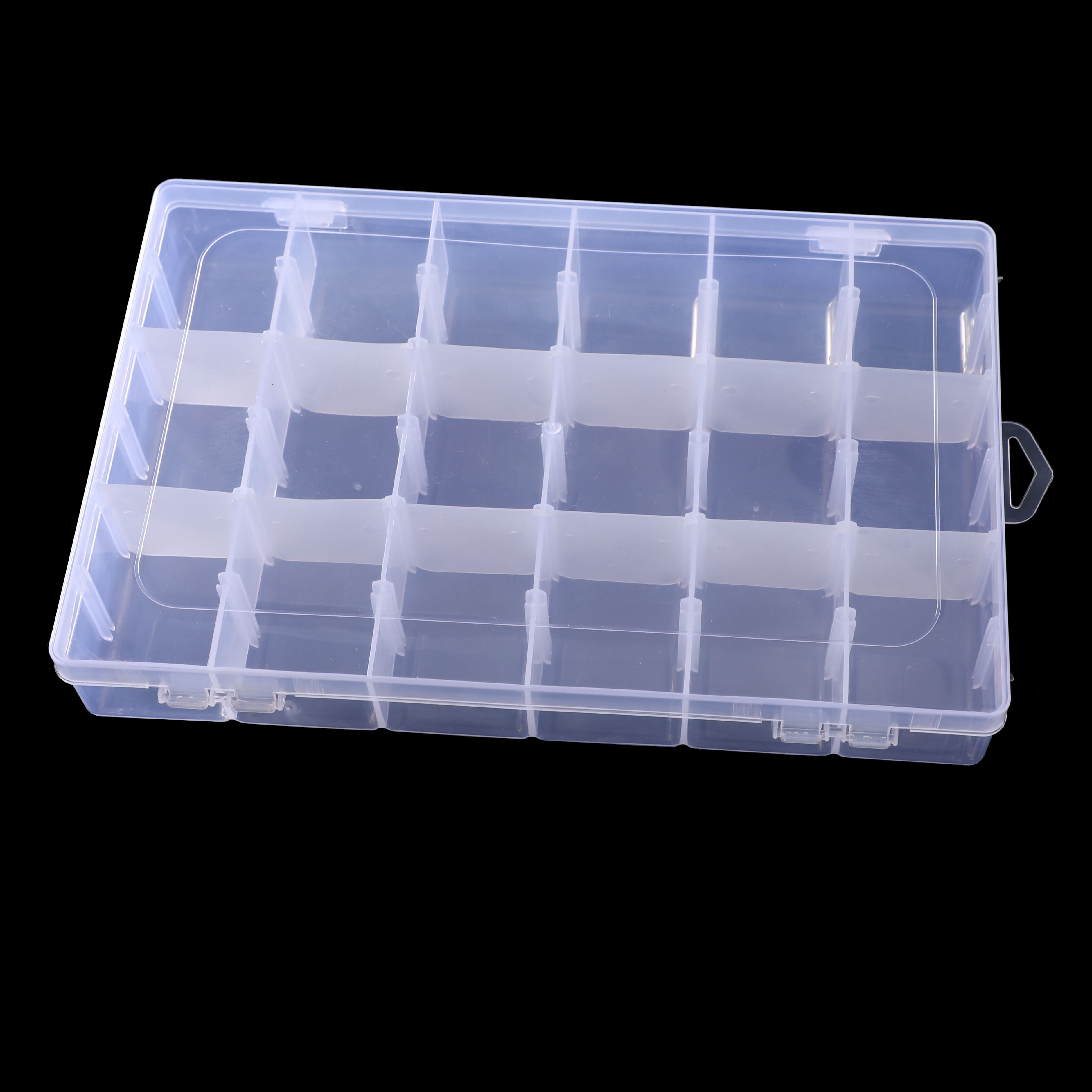 36 Grids transparent Sewing Keyway Hardware Box With Dividers tool Parts Case plastic Storage Box