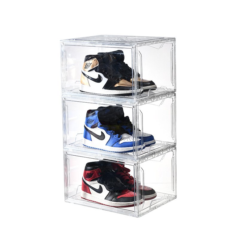 Shoes Organizer Transparent Shoe Storage Boxes Clear Plastic Sneaker Shoe Box