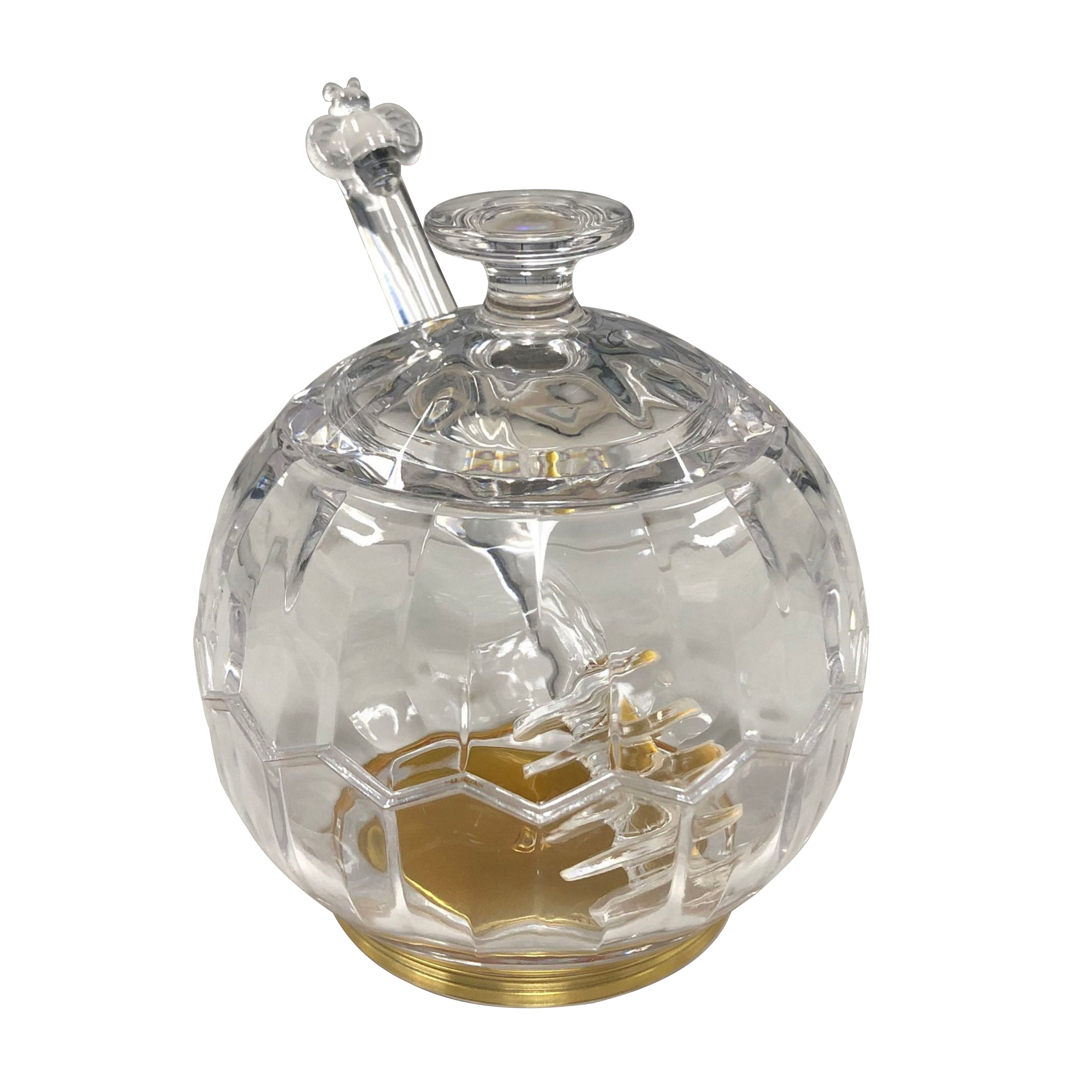 Clear Plastic Honey Jar with Lid