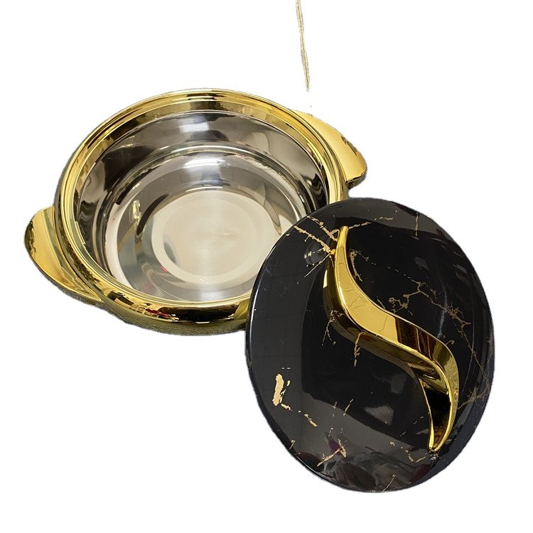 Household accessories Free Sample Colorful Dinnerware Luxury Insulated Casserole Food Serving Hot Pot Food Warmer Set