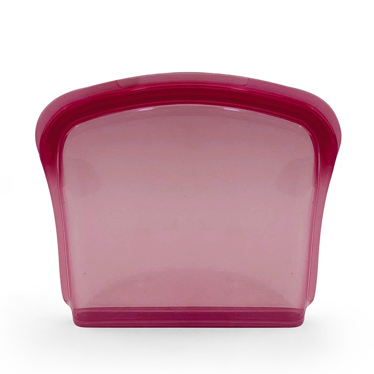 800ML Silicone Flat Series food storage bag Cooking Bag Platinum Silicone Travel Carrying Storage Bag Sandwich Packing Container