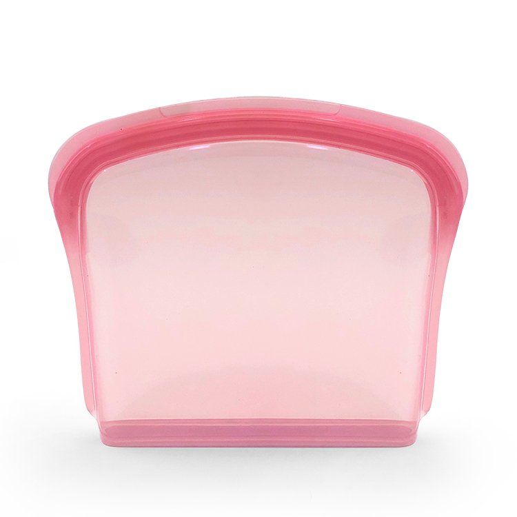 800ML Silicone Flat Series food storage bag Cooking Bag Platinum Silicone Travel Carrying Storage Bag Sandwich Packing Container