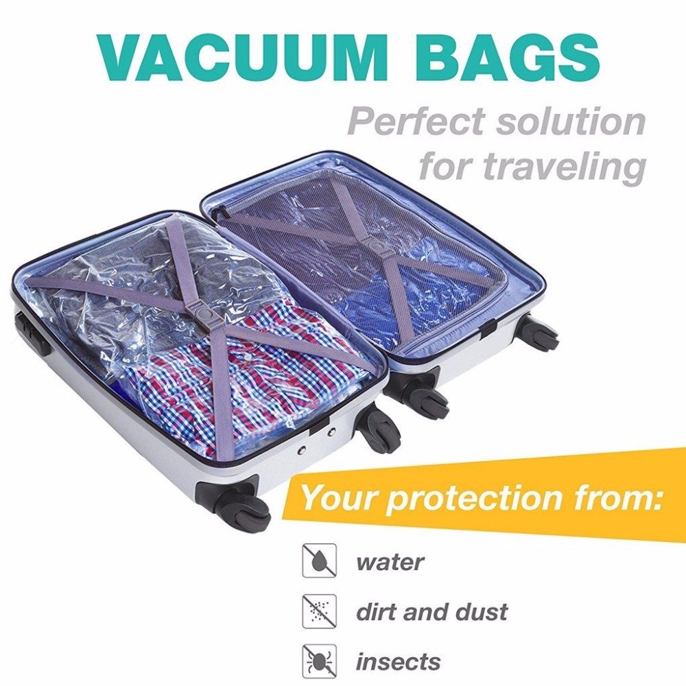 Walmart basic biodegradable compression waterproof printed logo sealed cleaner larger vacuum storage bag for clothes