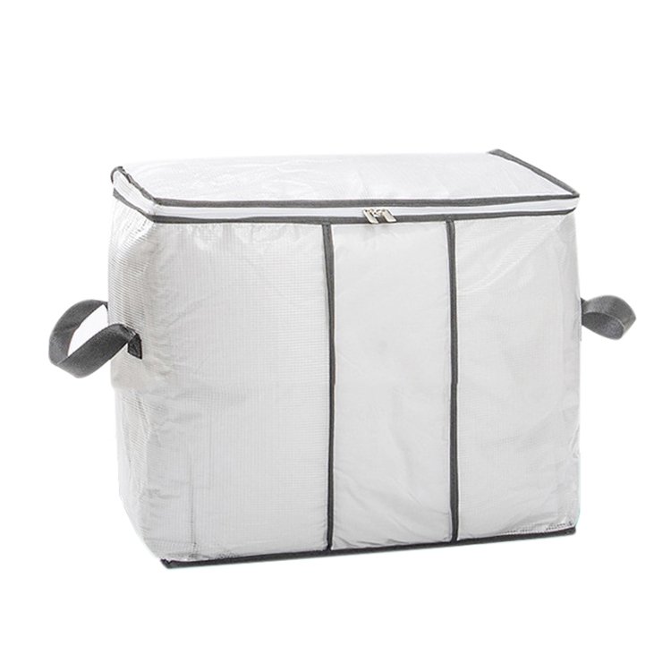 Waterproof Pillows Blankets Organizer Bag Transparent Clothing Fabric Storage Box Clear Storage Bag