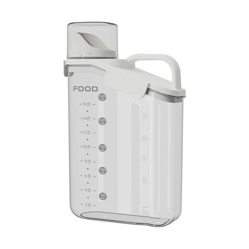 Grain Transparent Tank Rice Barrel Eco Friendly Plastic Bulk Food Storage Container Cereal Dispenser For Rice Flour