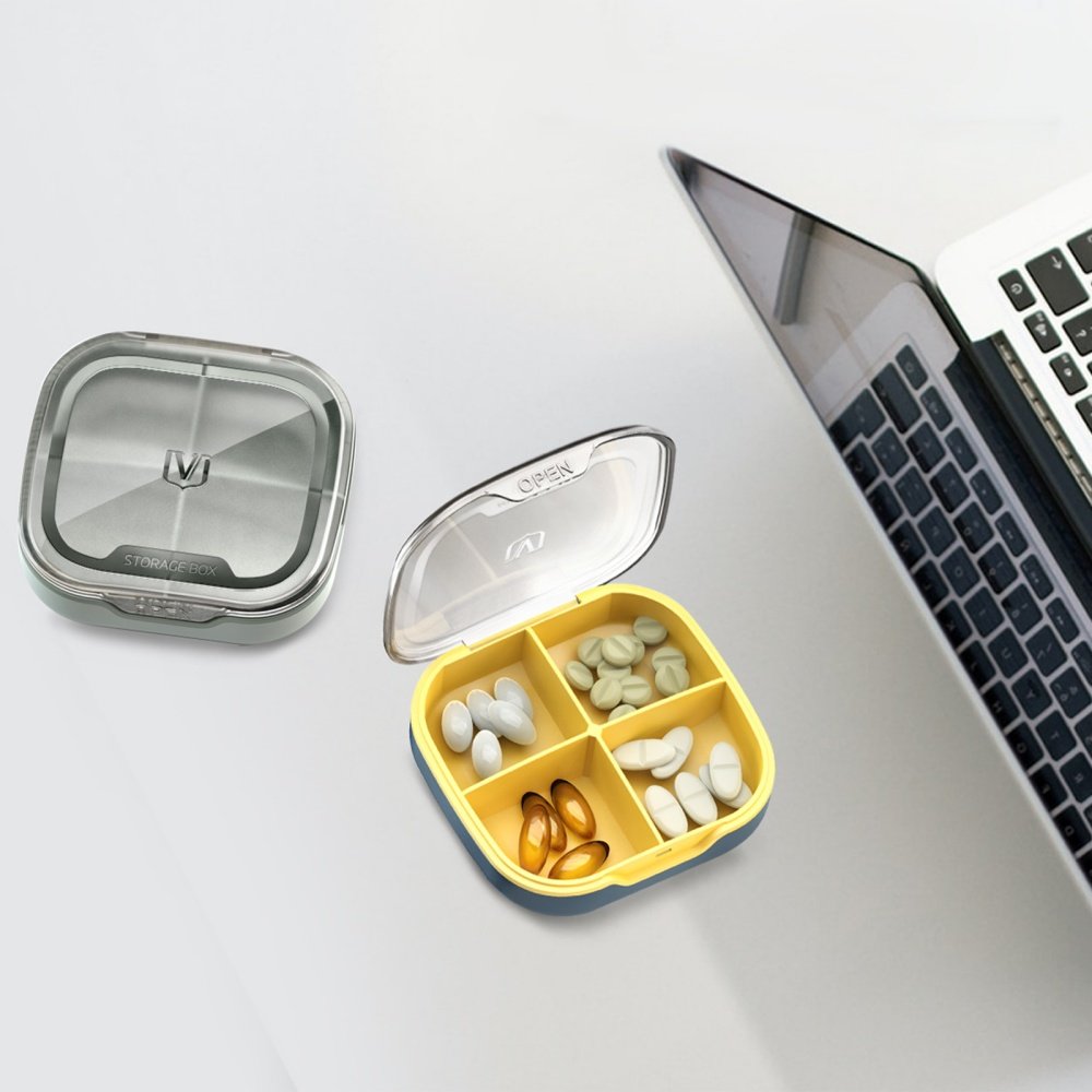 Travel Pill Case 3 4 Grids Travel Pill Storage Box Medicine Case Pocket Size Storage Medicine Case Promotion Travel Pill Box