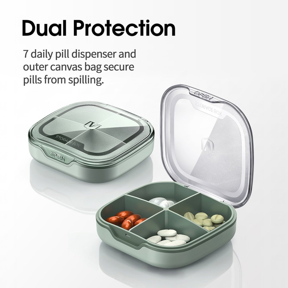 Travel Pill Case 3 4 Grids Travel Pill Storage Box Medicine Case Pocket Size Storage Medicine Case Promotion Travel Pill Box