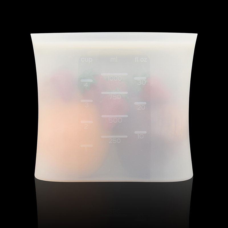 Airtight leak-proof Silicone Storage Bag BPA free Reusable Food Storage Bags Microwave Safe Silicone Food Storage Container