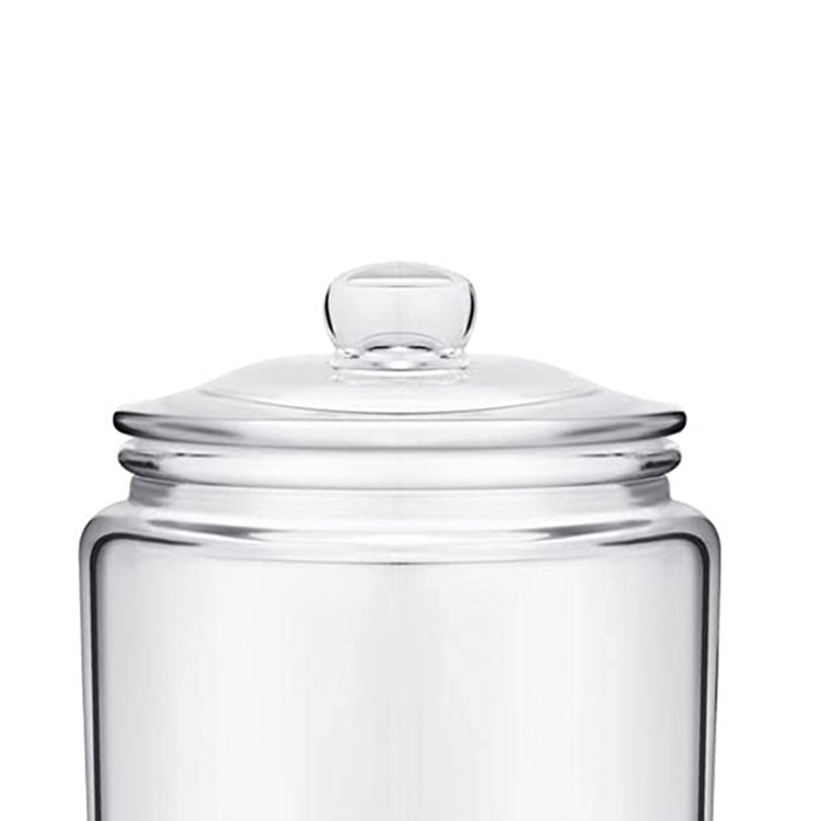 2024 Home kitchen household containers good fermenting 1L 2L 3L 4L 5L large wide mouth airtight glass food storage jars