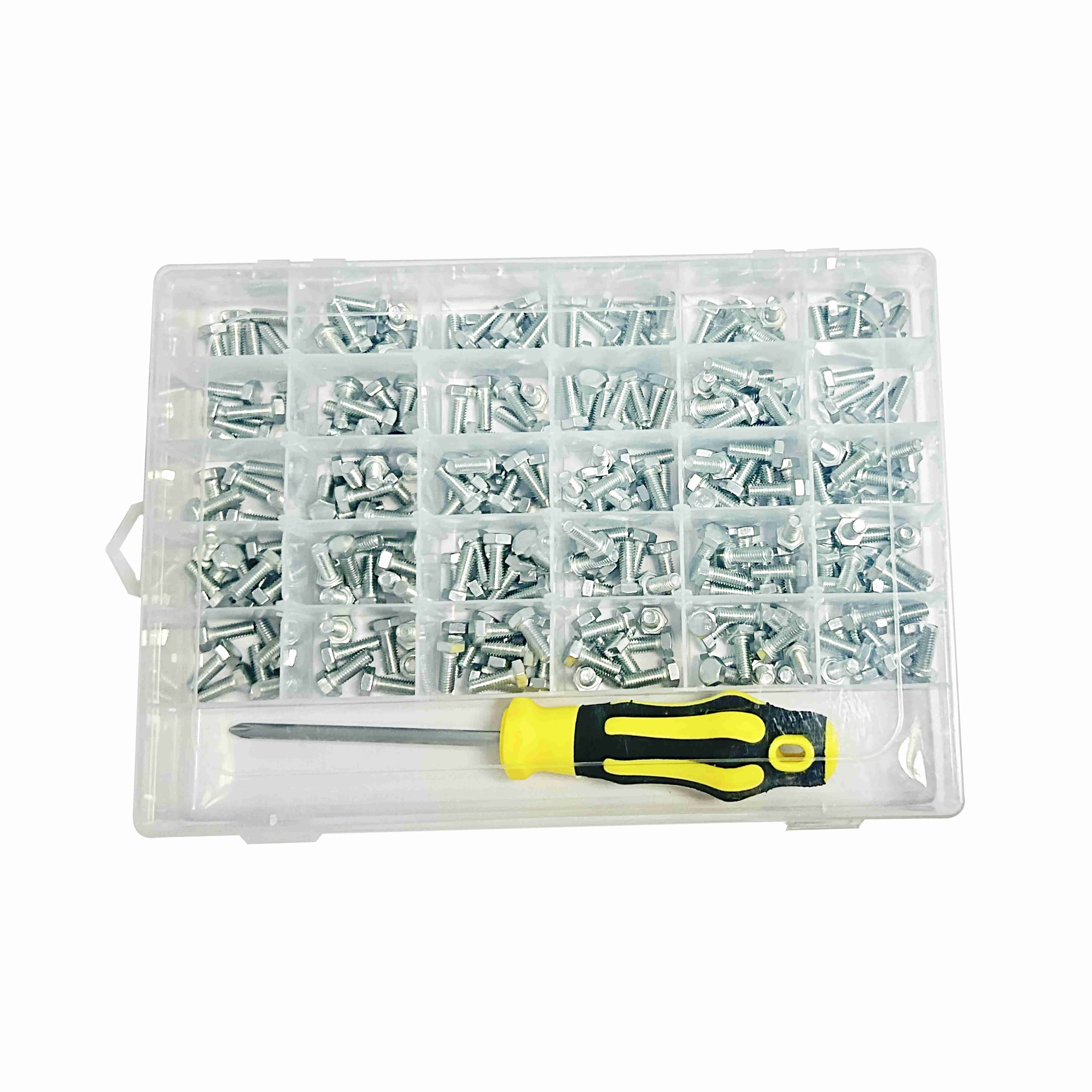 Hot Transparent plastic multi-cell parts box Electronic screws accessories Sample box Tool classification box 31 cells