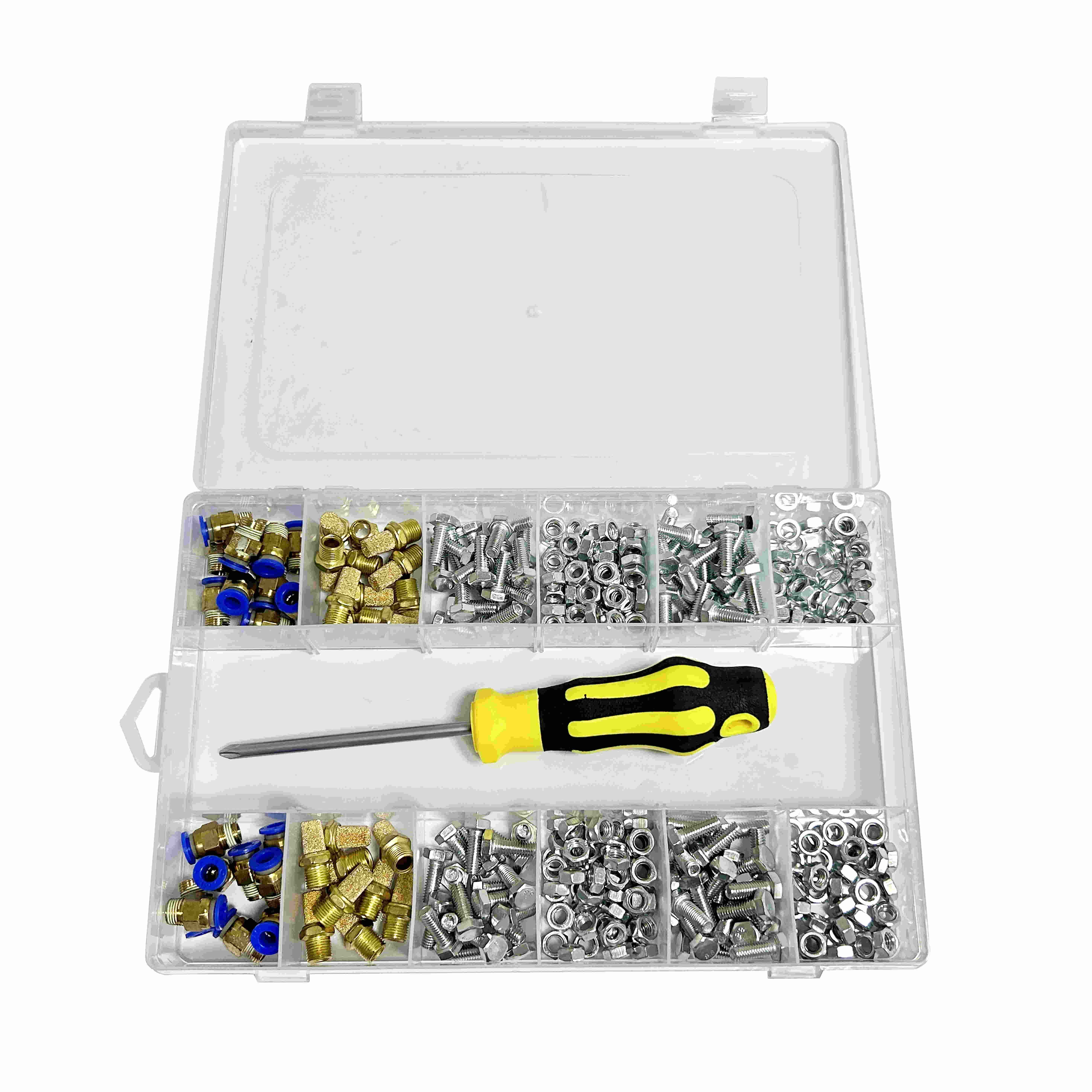 Hot Transparent plastic multi-cell parts box Electronic screws accessories Sample box Tool classification box 31 cells