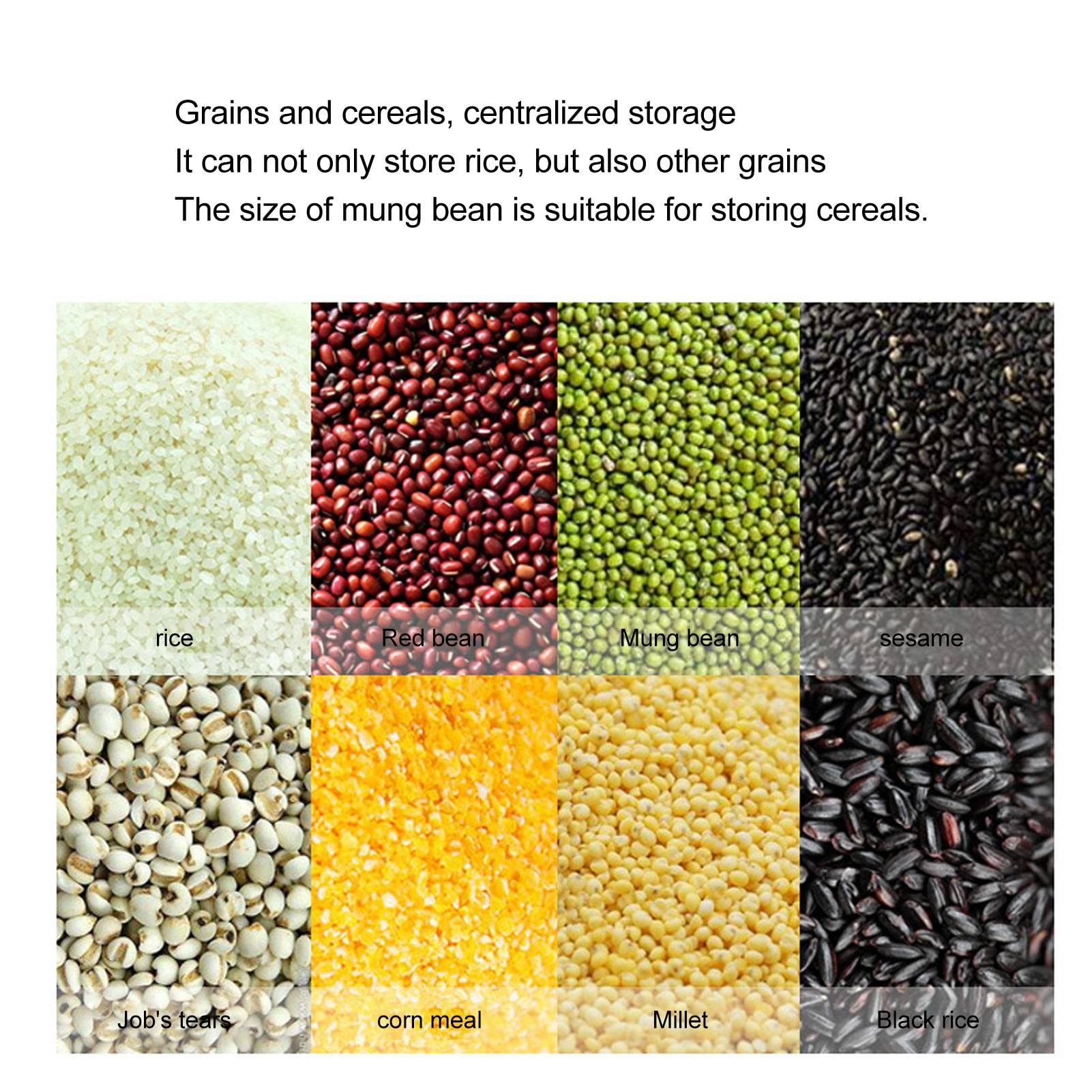 Factory wholesale HOT Kitchen Multipurpose Sealed Grain Rice Dispenser Container Transparent Cereal Storage Box
