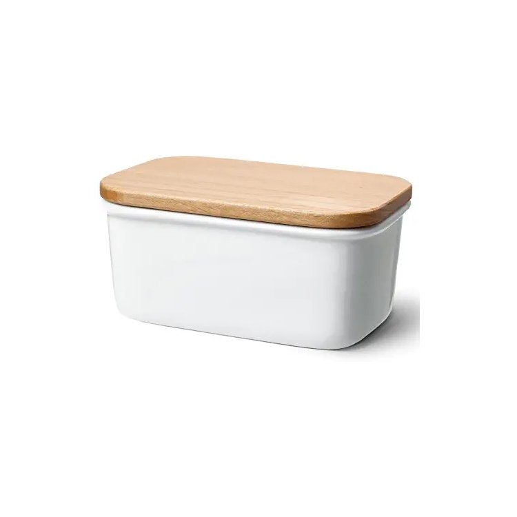 Ceramic Butter Dish with Lid Cover Cheese Storage Box Container Holder Butter Plates Server Storage Keeper Tray High Quality
