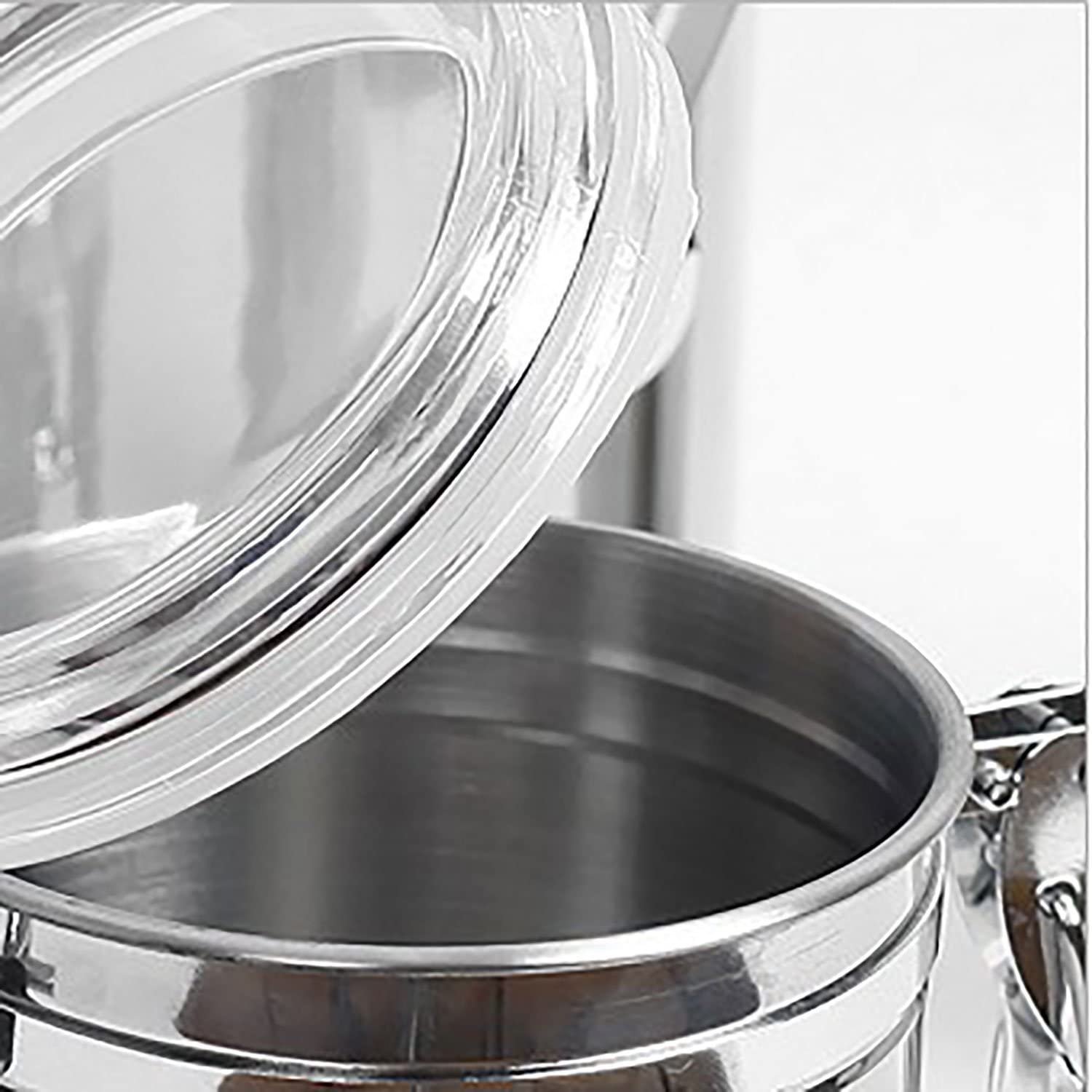 Airtight Canisters Sets for the Kitchen Stainless Steel - Kitchen Counter, Food Storage Container, Tea Coffee Sugar Flour