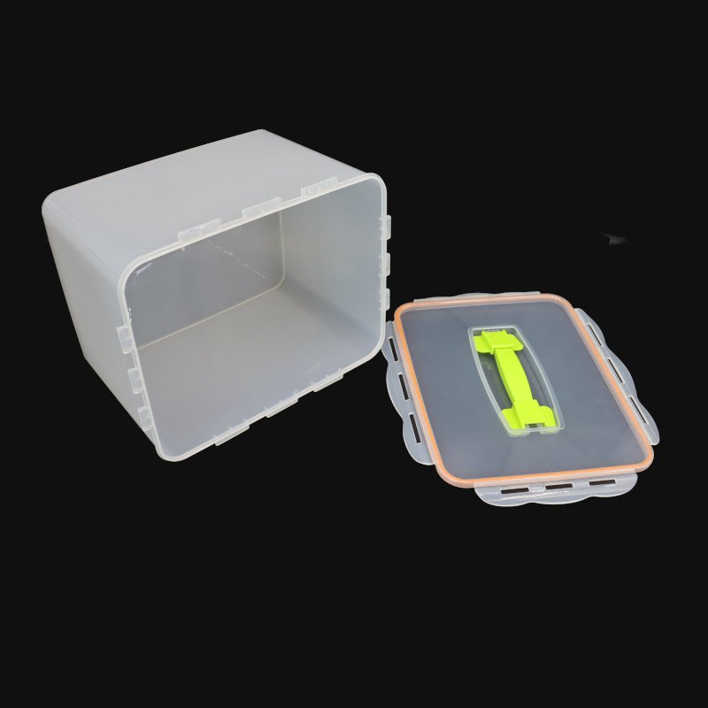 Econo 14L Plastic Translucent Storage Box with Lid Wholesale Factory PP Material Medicine & Tool Organizer for Kitchen Wardrobe