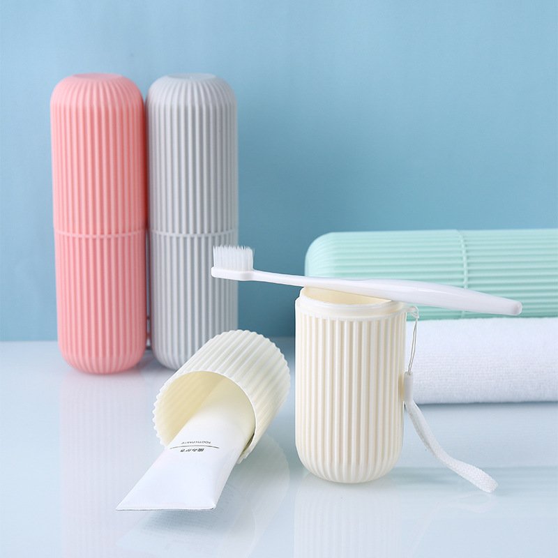Outdoor Portable Wash Cup Toothbrush Case Toothpaste Storage Box Travel Toothbrush Cup