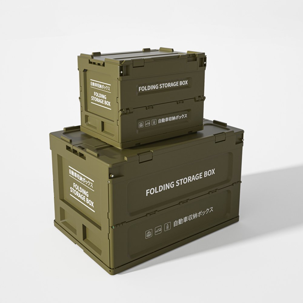 Hot Sale Retro Camping Folding Storage Box Waterproof
