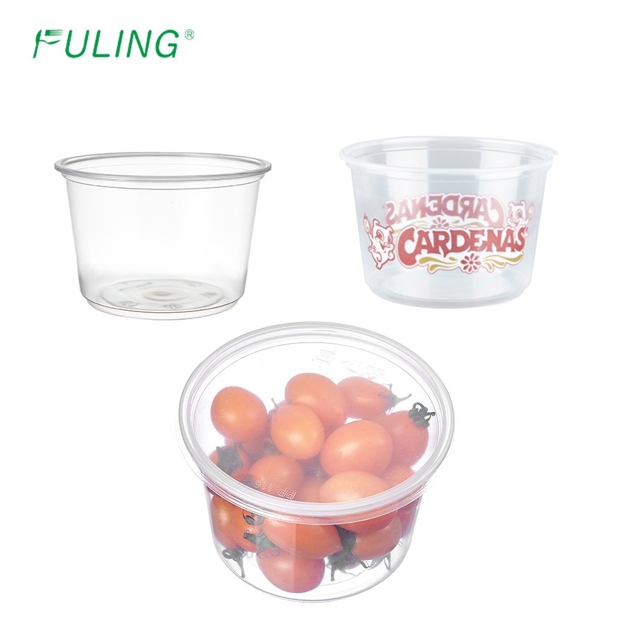 FULING Plastic Disposable Deli Container 16 oz Deli Container To Go Food Storage Containers