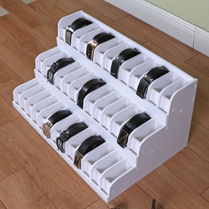 belt tie organizer storage box
