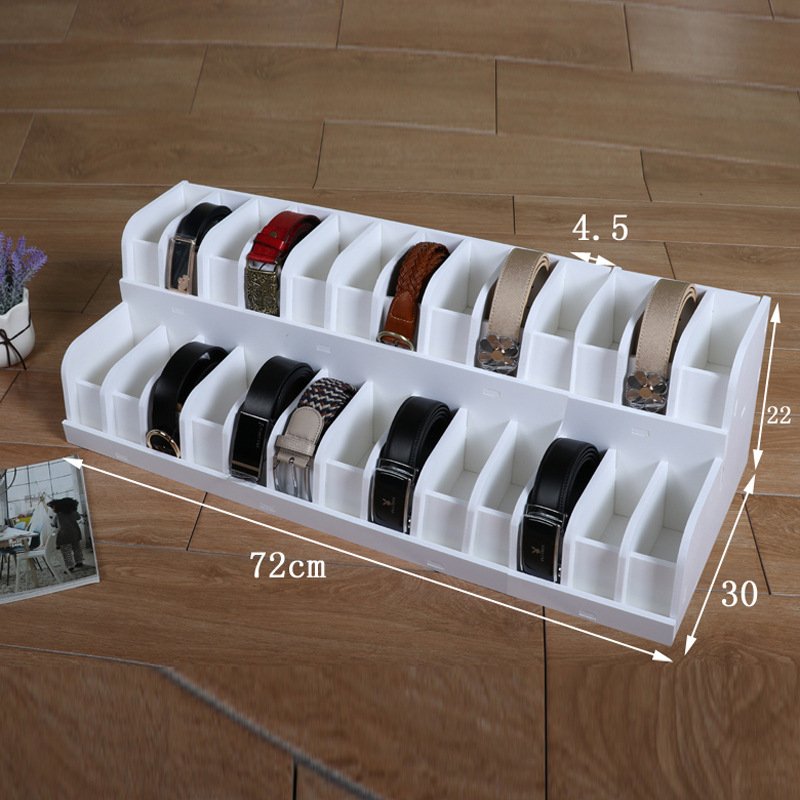 belt tie organizer storage box