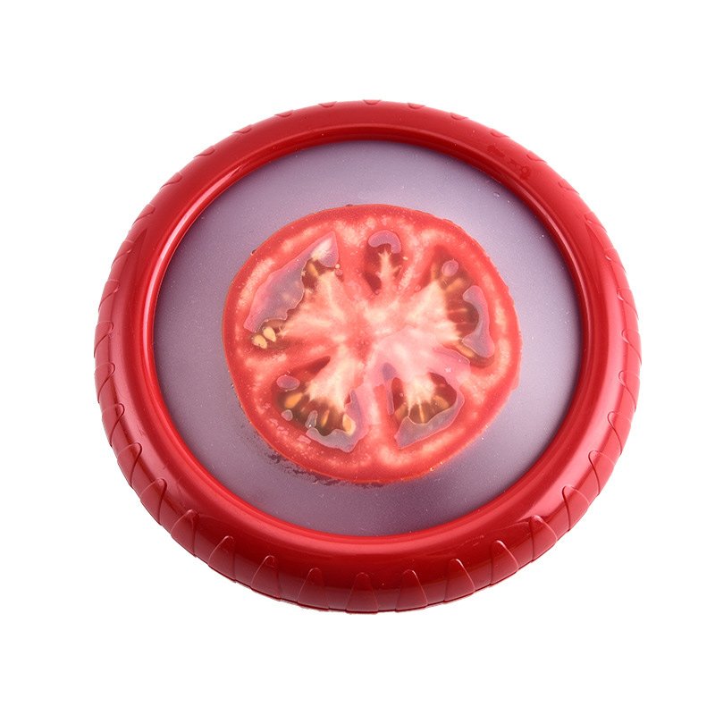 Transparent Film Fruit Vegetable Fresh-Keeping Crisper Set Avocado Cover Onion Lemon Refrigerator Freezer Storage Container Box