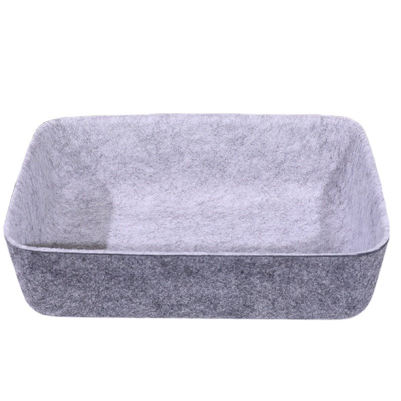 Wholesale High Quality Wool Felt Fabric Storage Box For Home Decorative Storage storage bin