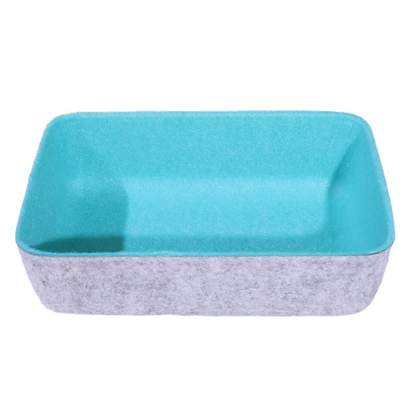 Wholesale High Quality Wool Felt Fabric Storage Box For Home Decorative Storage storage bin