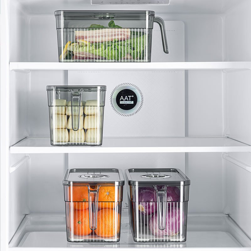 Refrigerator storage box Food grade kitchen food and vegetable fresh-keeping box Freezer storage box