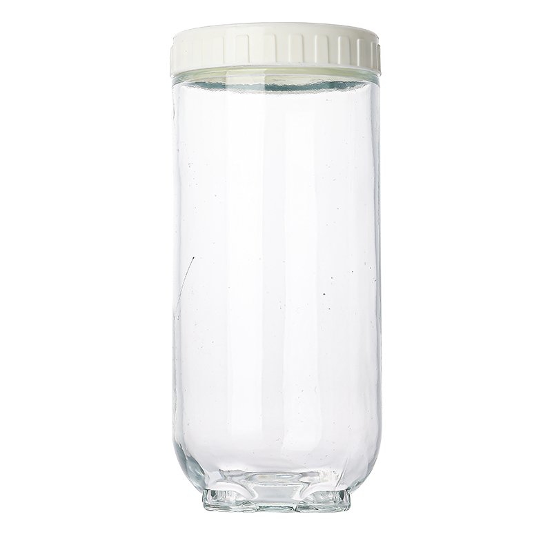 Customized Hot Selling Kitchen Storage Jars Set Stackable Transparent Airtight Food Storage Glass Jar