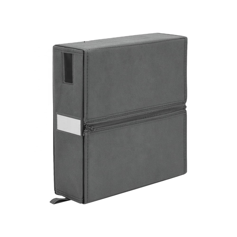 Hot selling Foldable Sheet Set Organizer Storage Box Containers Bedding Closet Organizer Bed Sheet Organizer with Zipper