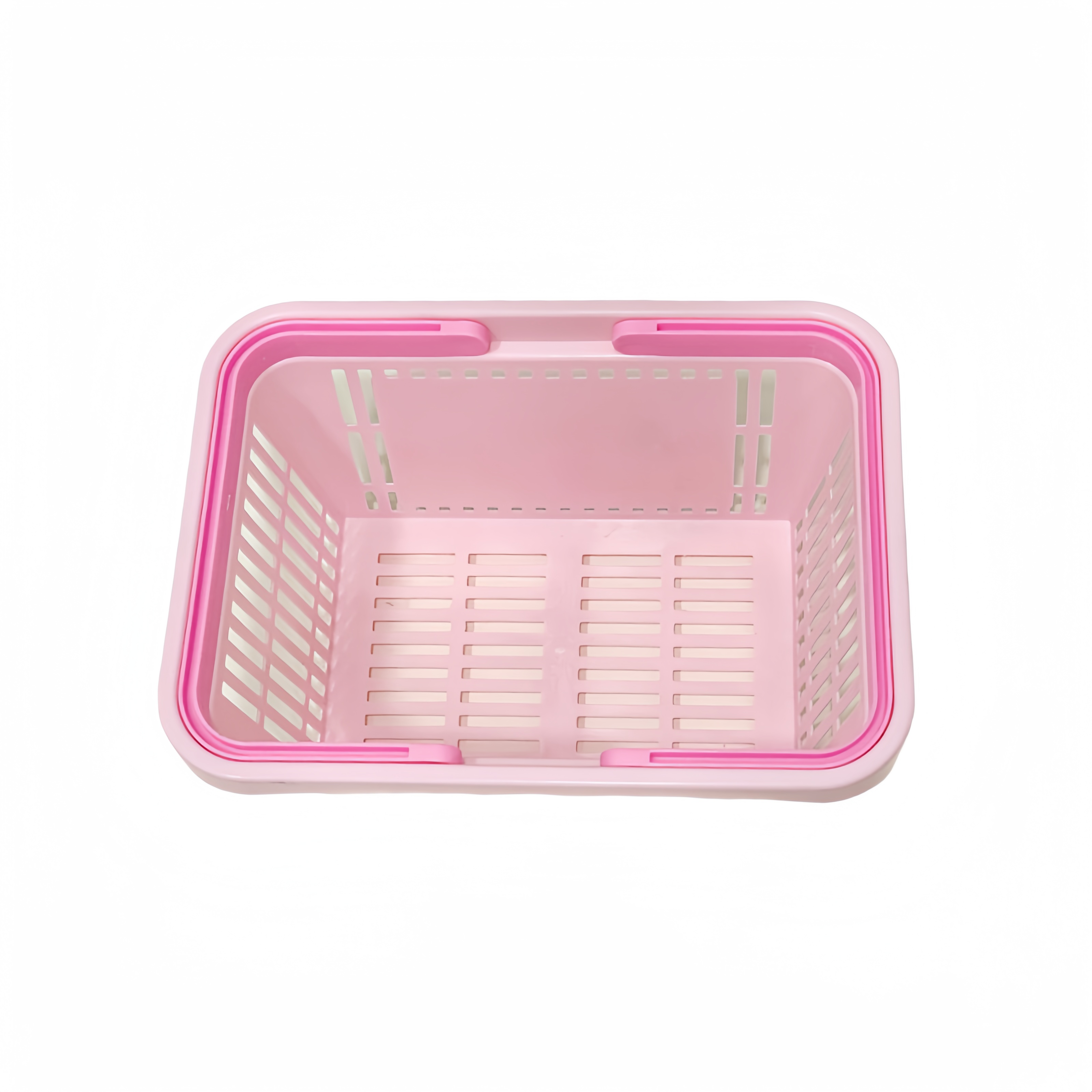 Factory Price Plastic Organizer Storage Baskets with Handles Shower Caddy Bins Organizer for Bathroom and kitchen Market Basket