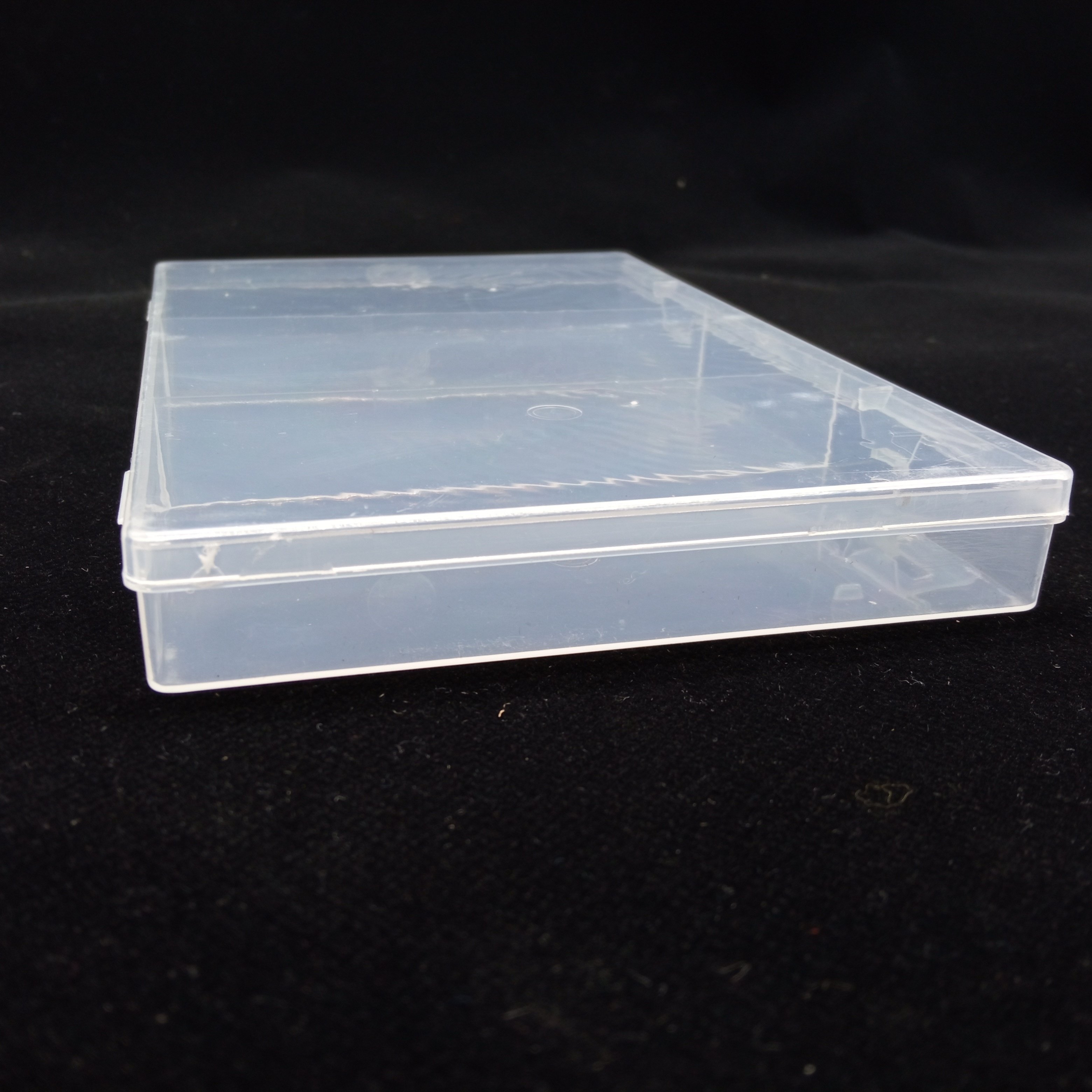 High quality clear plastic 3 compartment parts Accessories storage box beaded display box
