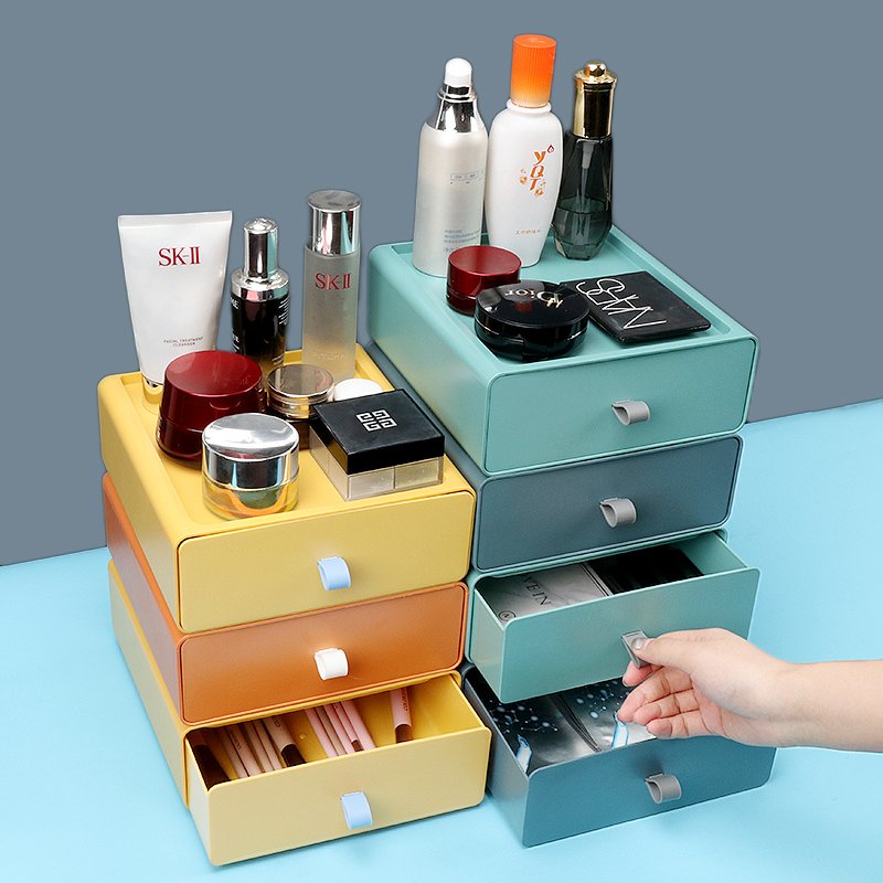 Office Accessories Plastic Organizer Cable Protection Storage Boxes Phone Stationery Keeper Table Desk Clean Drawer