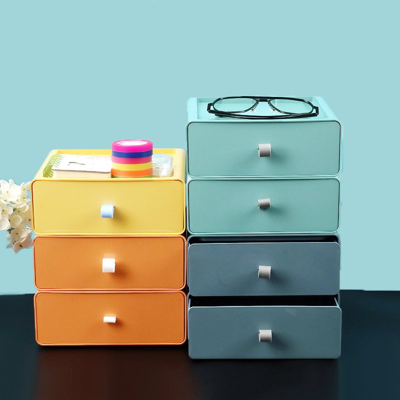 Office Accessories Plastic Organizer Cable Protection Storage Boxes Phone Stationery Keeper Table Desk Clean Drawer