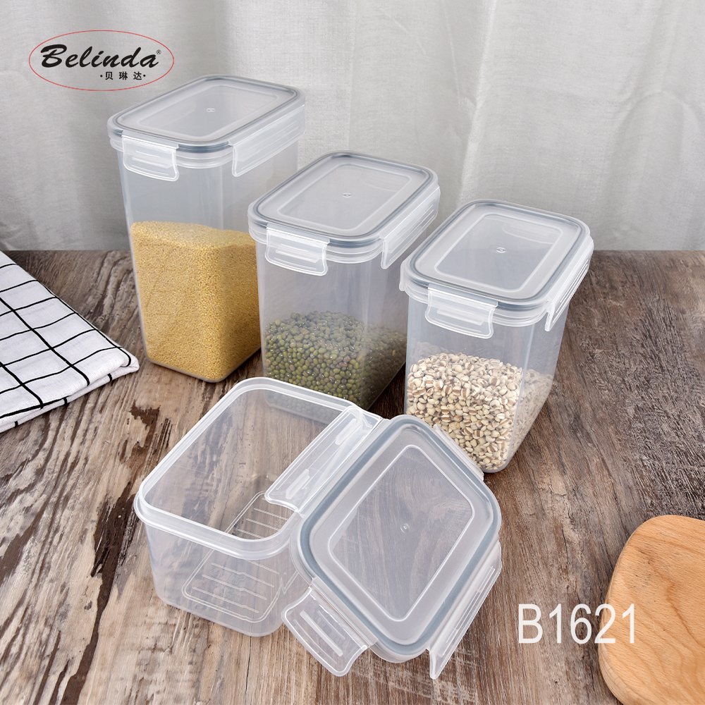 Eco Friendly Reusable Keeper Meal Prep Airtight Microwave Safe Kitchen Plastic Box Food Storage Container With Lids