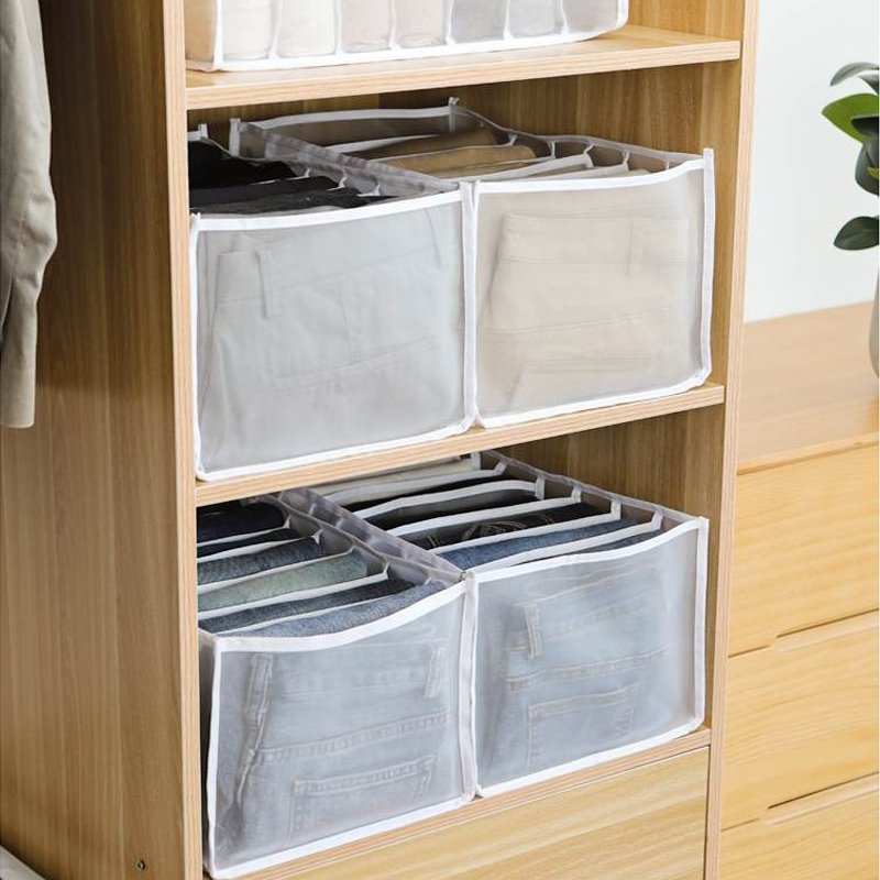 Jeans Organization Storage Box Closet Organizer Clothing Organization System Drawer Organizers Cabinet Pants Storage Organizer