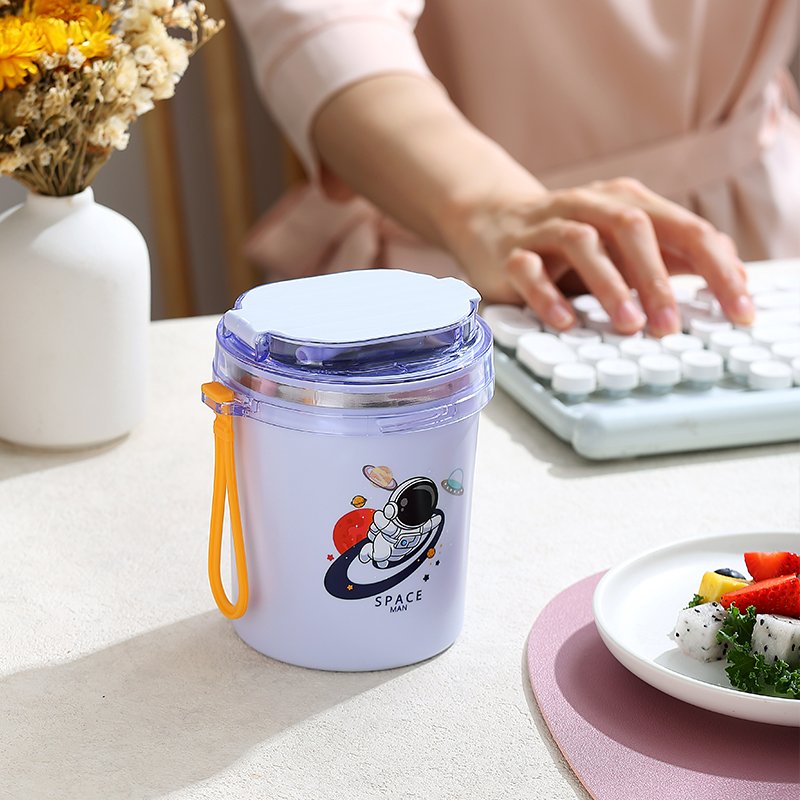 2023 Vacuum Lunch Containers Stainless Steel Food Thermal Soup Cup