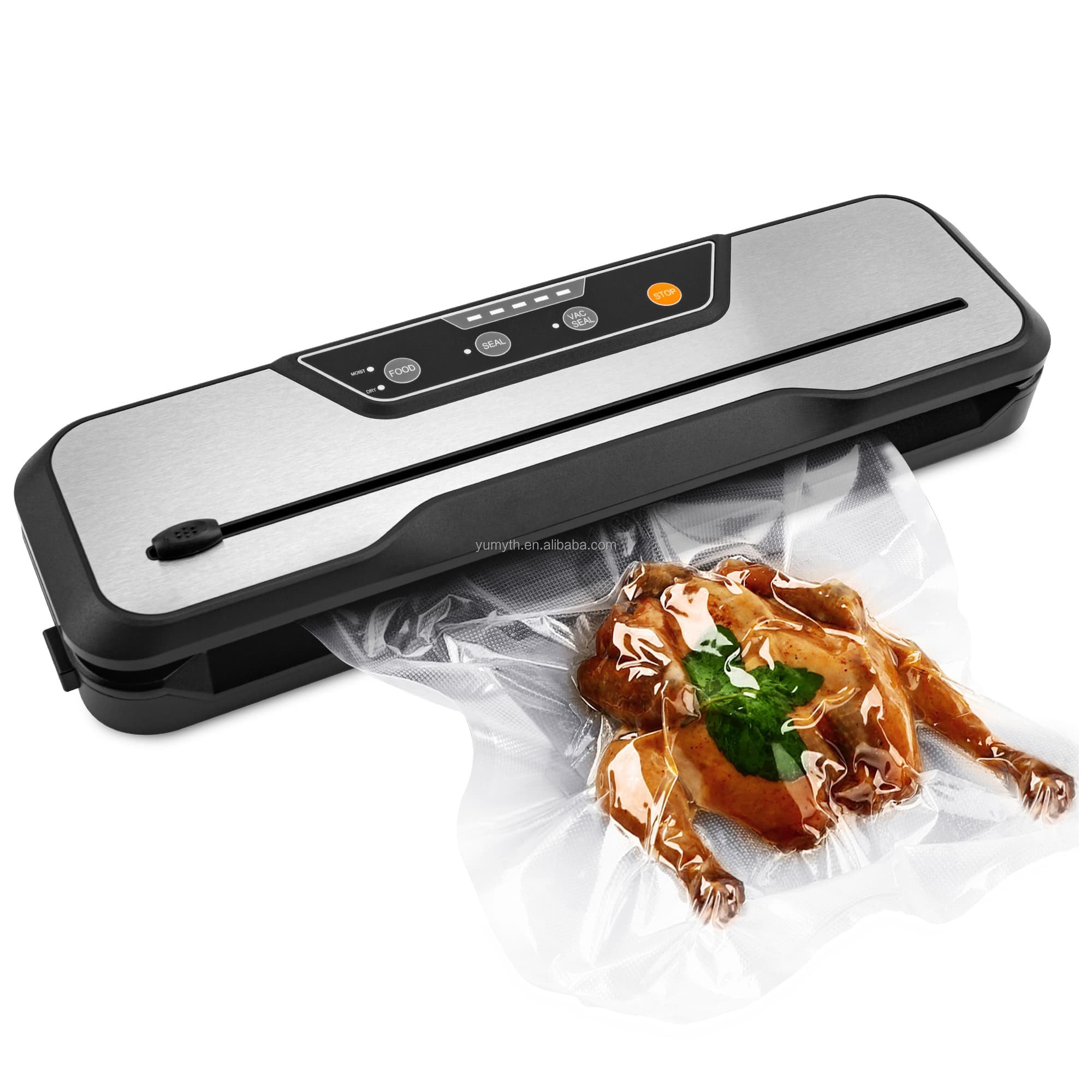 ROHS Approved PA+PE Nylon Reusable Food Airtight Vacuum Bag