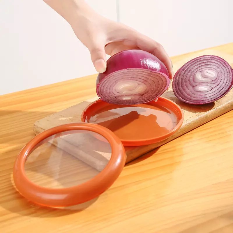 Avocado Onion Tomato Orange vegetable food fresh Saver Storage Container Box with Seal Lids vegetable keeper packing Container