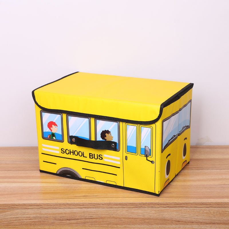 Y8190 Kids Collapsible Storage Box American Style Folding Toy Bin with Multifunctional Organization for School Use